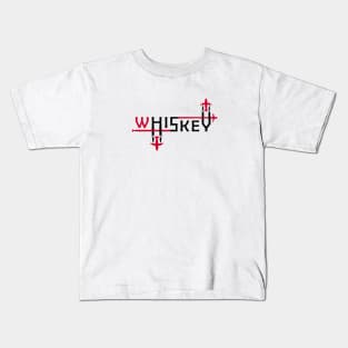 WHISKEY Aviation Phonetic Alphabet Pilot Airplane Kids T-Shirt